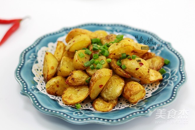 Spicy and Less Oil Healthy Version-fried Potato Wedges recipe