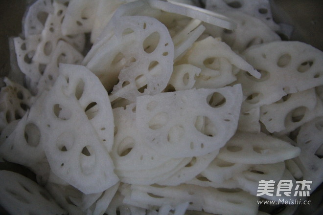 Cold Lotus Root Slices recipe