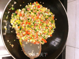 Colorful Love Fried Rice recipe