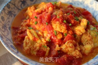 A Quick Dish Made in Ten Minutes-tomato Scrambled Eggs recipe