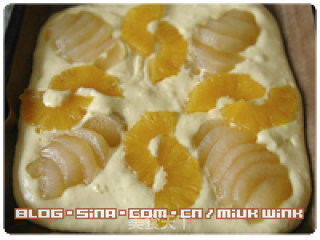 【pineapple and Pear Fun Cake】traditional Butter Egg Sponge Cake recipe