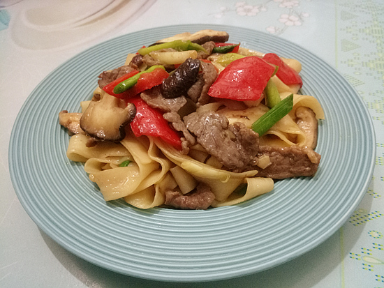 Stir-fried Beef Noodles recipe