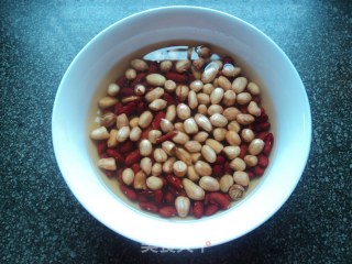 【red Bean and Peanut Milk】 recipe