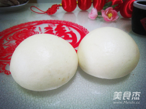 Bean Paste Heart-shaped Buns recipe