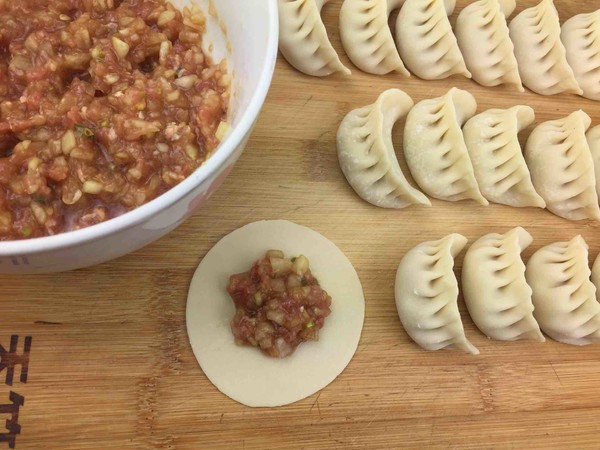 Pork and Cucumber Dumplings recipe