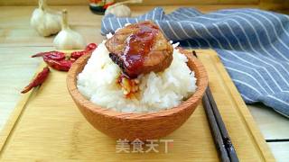 #信之美五常大米试吃#teriyaki Pork Ribs Rice (microwave) recipe