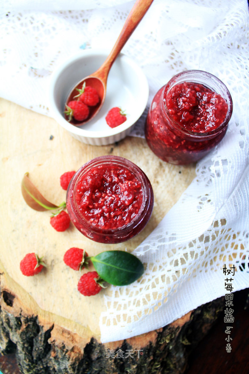 Sweet and Sour. Eye-catching. Pure Natural-raspberry Jam