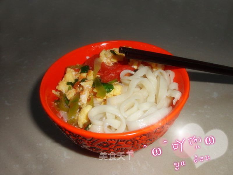 Tomato and Egg Noodles recipe