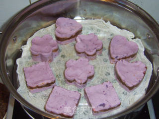 Purple Sweet Potato Jujube Cake recipe