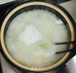 Congee with Preserved Egg and Lean Meat recipe