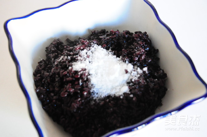 Purple Rice Sweet Potato Cake recipe