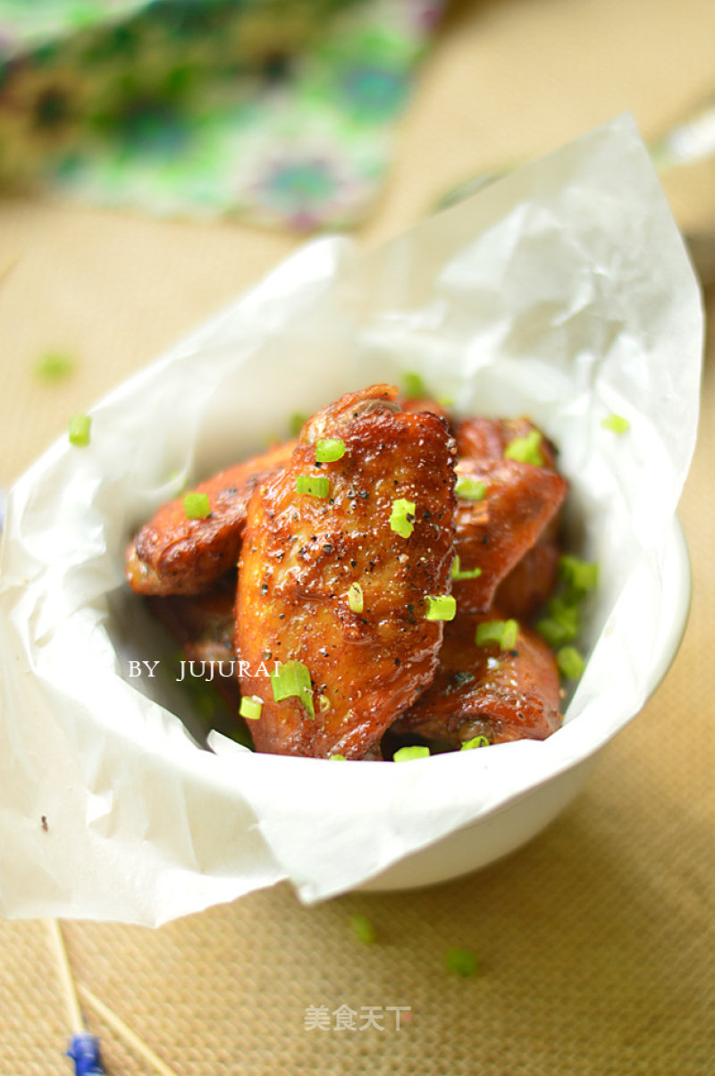 Black Pepper Roasted Wings recipe
