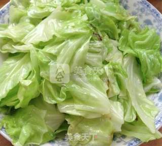 Stir-fried Cabbage with Minced Pork in Sauce recipe