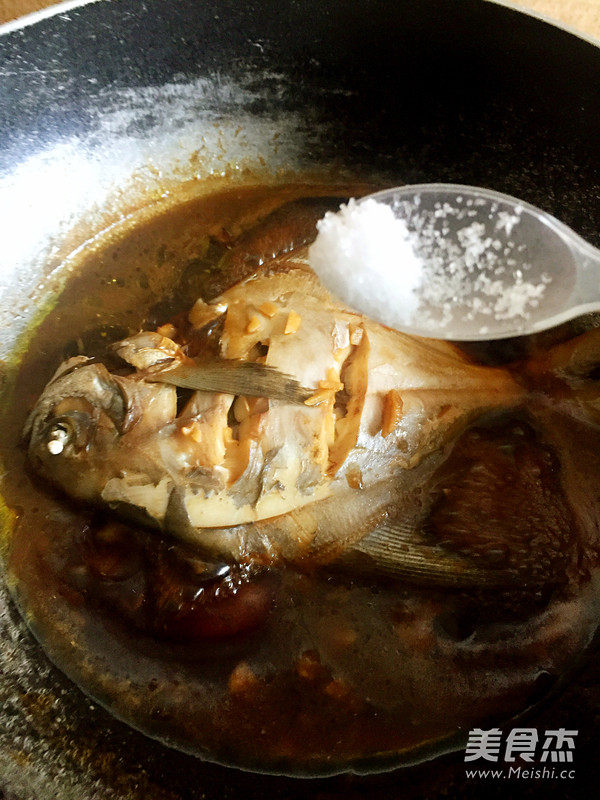 Braised Pomfret recipe