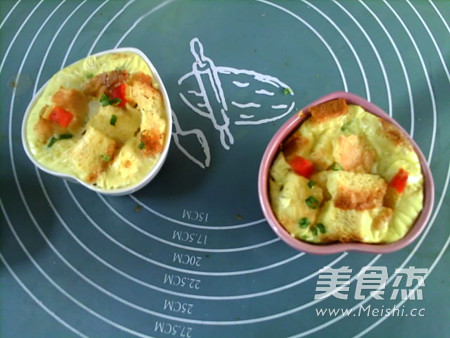 Mixed Vegetables, Whole Wheat Bread and Salty Pudding recipe
