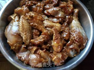 Steamed Chicken with Sand Ginger and Mushroom recipe