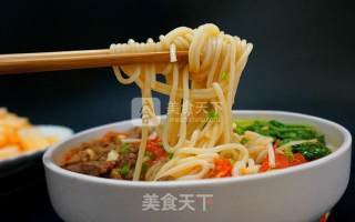 Tomato Beef Boiled Rice Noodles recipe