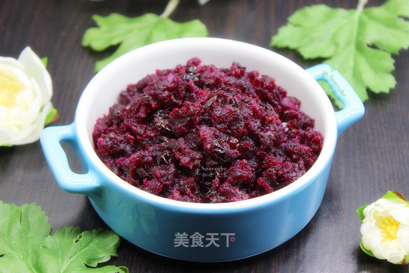 Cranberry Purple Sweet Potato Stuffing recipe