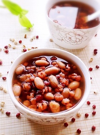 Barley, Red Bean and Peanut Slimming Congee recipe