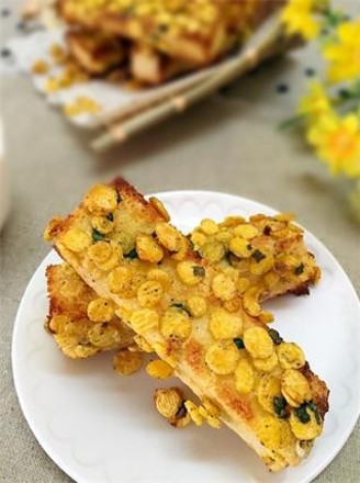 Scallion Corn Crisp Strips recipe