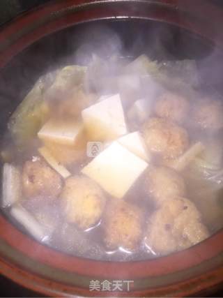 Cabbage Vermicelli Tofu in Clay Pot recipe