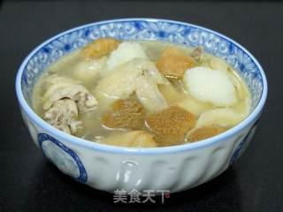 Monkey Mushroom Chicken Soup recipe