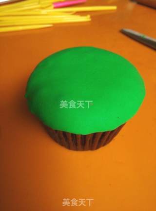 #柏翠大赛# Monkey Race Lei Fondant Cup Cake recipe