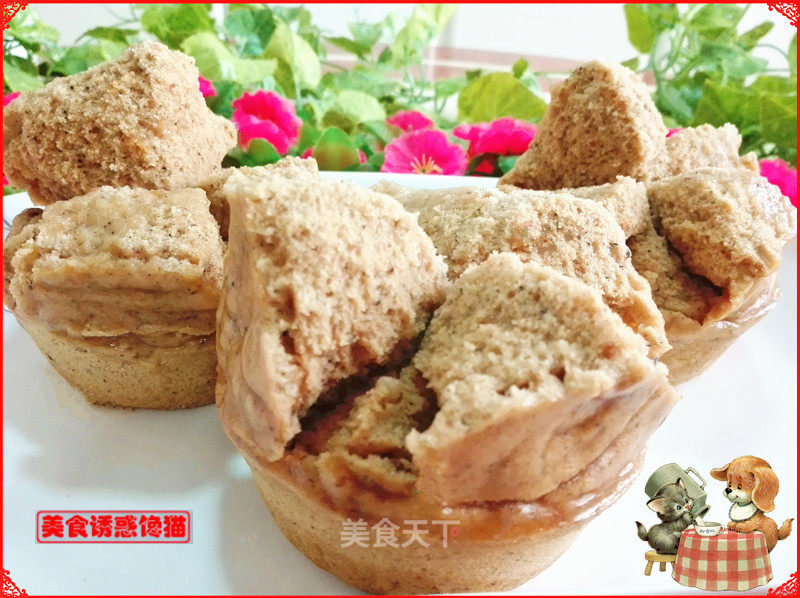 Brown Sugar Flower Rice Cake