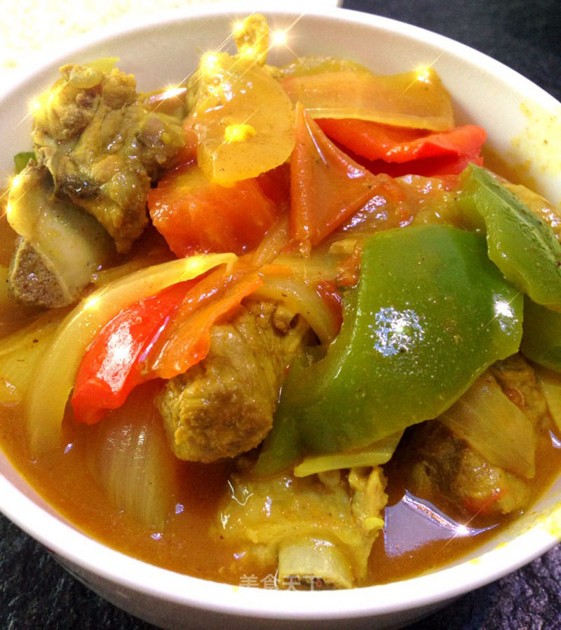 Good Partner for Sweeping Rice [curry Ribs with Seasonal Vegetables] recipe