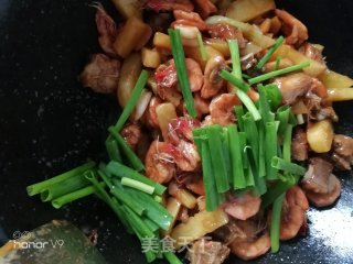 Appetizers, Pork Ribs, Shrimp and Fried Potatoes recipe