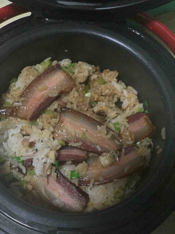 Bacon Braised Rice recipe