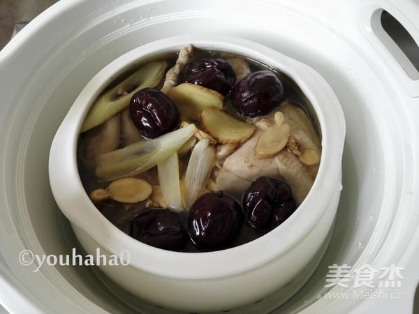 American Ginseng Red Date Chicken Soup recipe