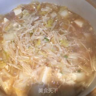 Enoki Mushroom and Mixed Vegetable Pot recipe