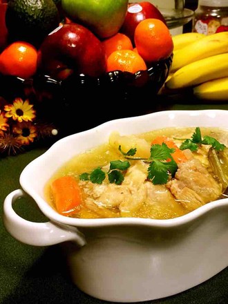 American Stewed Chicken Soup recipe