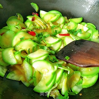 Stir-fried Zucchini Slices recipe