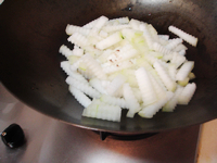 Fried Winter Melon with Shrimp Paste recipe