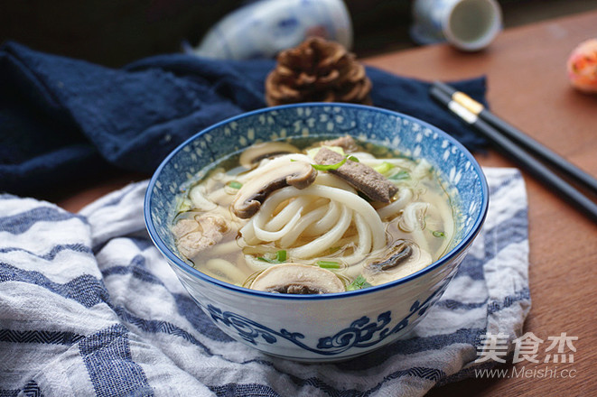 Lean Meat Udon recipe