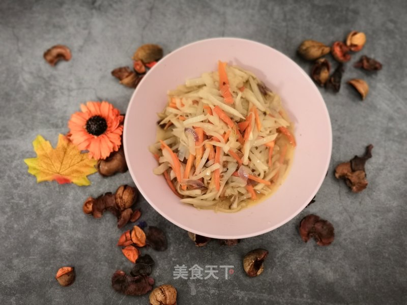 Stir-fried Squash with Carrots