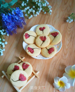 #零败#romantic Cherry Blossom Cookies recipe