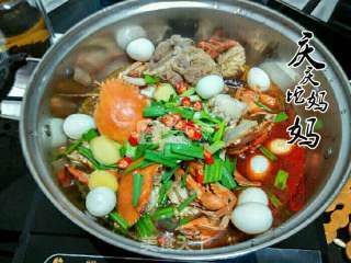 Spicy Crab Hot Pot recipe