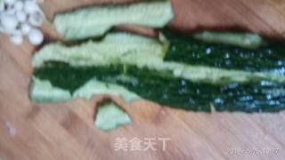 "salad" Cucumber and Red Cabbage Salad recipe