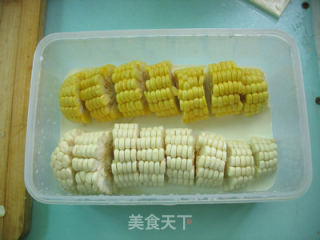 Milky Taste [boiled Corn with Cheese and Milk] recipe