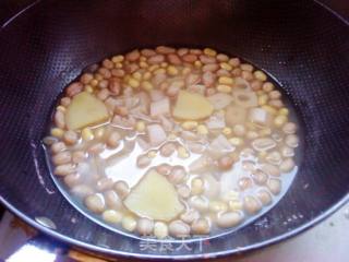 Soybean Peanut Mix with Lotus Root recipe