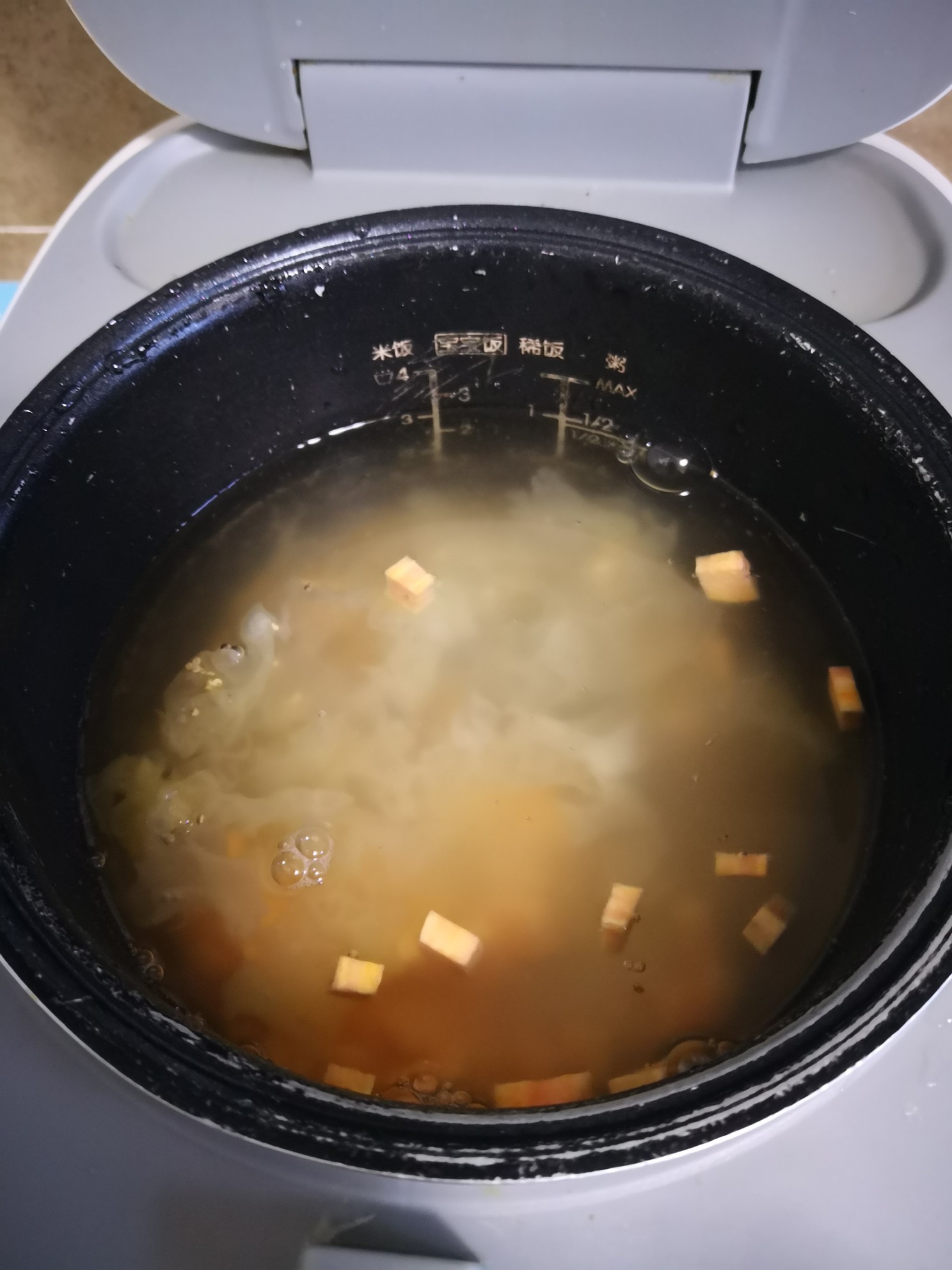 Quinoa Tremella Sweet Potato Congee recipe