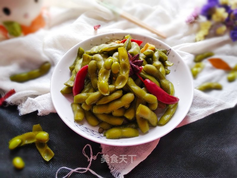 Five Spice Boiled Edamame recipe