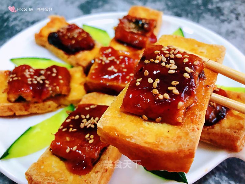 Pan-fried Eel Tofu#酸甜美食# recipe