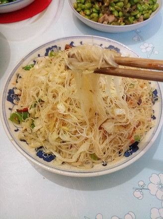 Stir-fried Vermicelli with Cabbage in Xo Seafood Sauce