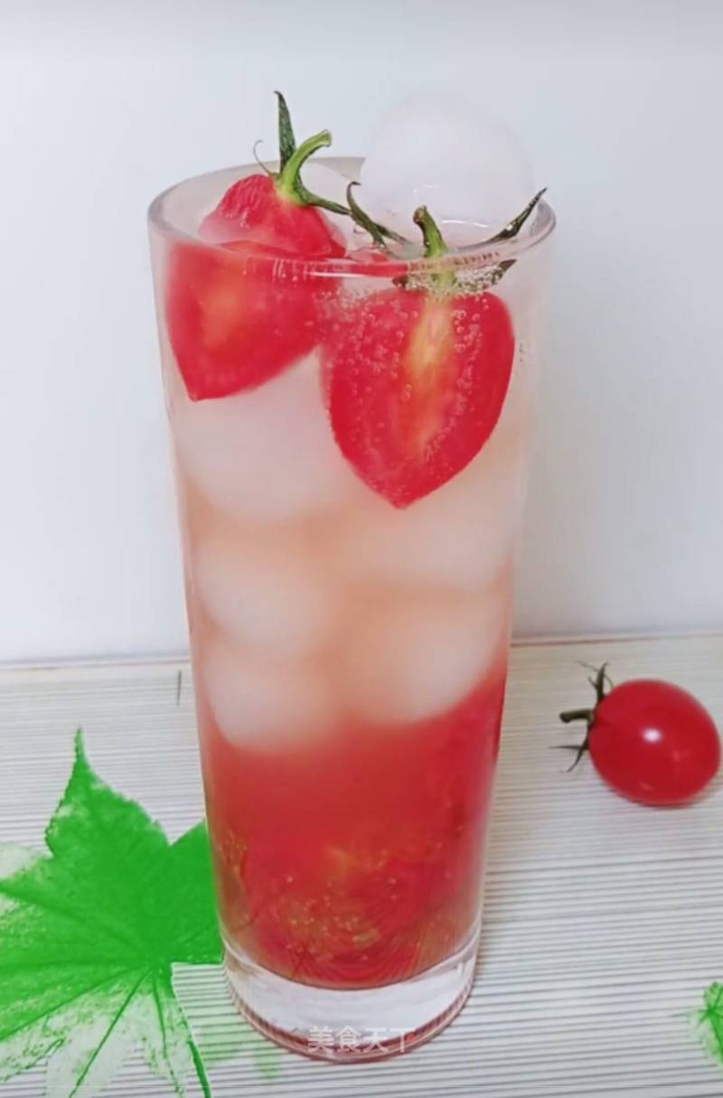 Cherry Tomato Sparkling Water recipe