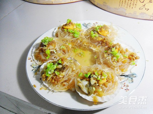 Steamed Scallops with Garlic Vermicelli recipe