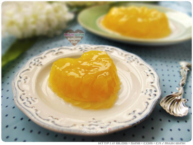 【pineapple Jelly】easily Made with White Jelly recipe